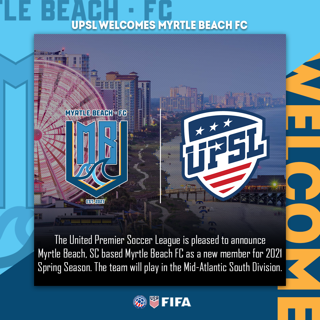 UPSL Announces South Carolina Expansion With Myrtle Beach FC Bowling